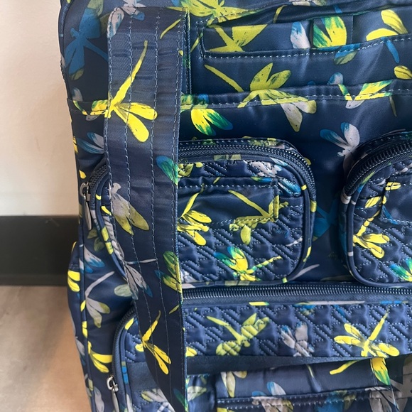 Lug Bag - Blue and Yellow Puddle Jumper Tote - Picture 4 of 11